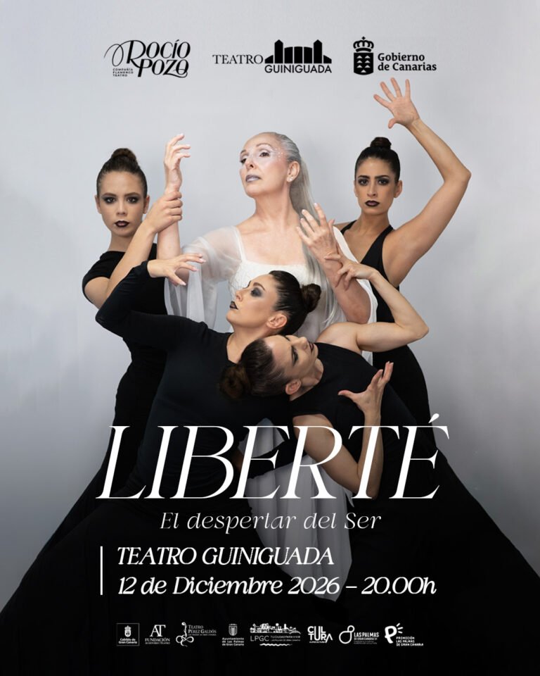 Cartel de LIBERTÉ en el Teatro Guiniguada, 12 de diciembre de 2026